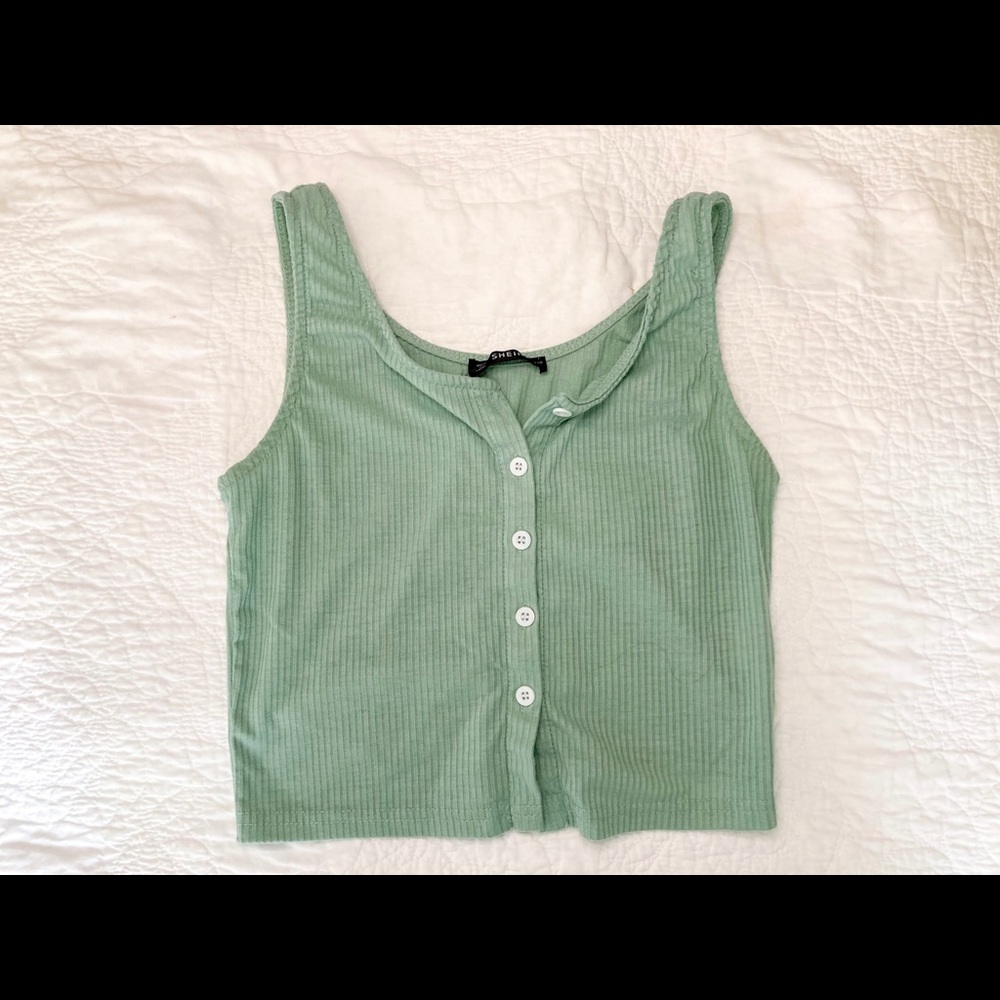 Shein Light Green Tank Top